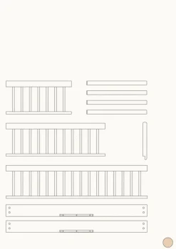 Discount Umbauset für 'Wood Mini+' Babybett zum Juniorbett Kinder Babybetten & Kinderbetten|Babybetten