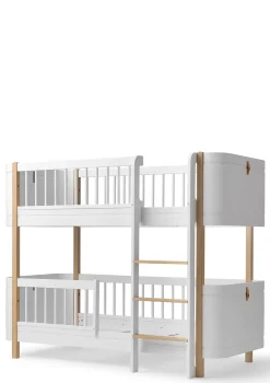 Outlet Umbauset für 'Wood Mini+' Baby- und Juniorbett zum halbhohen Etagenbett Weiß / Eiche Kinder Hochbetten & Etagenbetten|Babybetten & Kinderbetten
