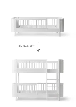 Online Umbauset für 'Wood Mini+' Juniorbett zum halbhohen Etagenbett Kinder Hochbetten & Etagenbetten|Babybetten & Kinderbetten