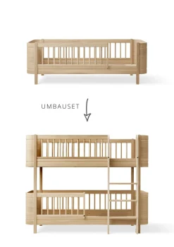 Online Umbauset für 'Wood Mini+' Juniorbett zum halbhohen Etagenbett Kinder Hochbetten & Etagenbetten|Babybetten & Kinderbetten