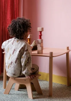 Outlet Umbau-Set Wickeltisch 'Pago' zu Kindertisch, inkl. Hocker 'Hiro' Kinder Kinderstühle & Kindertische