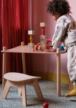 Outlet Umbau-Set Wickeltisch 'Pago' zu Kindertisch, inkl. Hocker 'Hiro' Kinder Kinderstühle & Kindertische