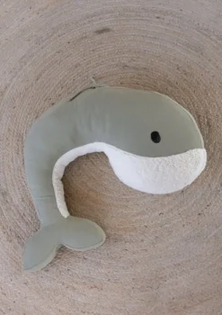 Sale Wal Stillkissen 'Whale Momo' Eukalyptus grün Stillen & Stillzubehör|Stillkissen