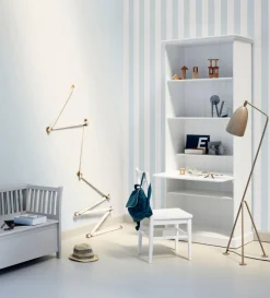 Hot Wandregal 'Seaside' groß mit Haken weiß Kinder Wanddekoration|Kleiderschränke & Regale