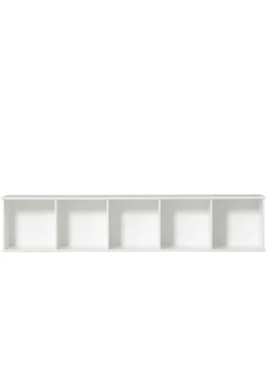 Outlet Wandregal 'Wood' horizontal 5x1 weiß Kinder Living|Wanddekoration
