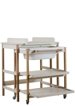 Online Wickel- und Badestation 'Smart' clay natural Kinder Badzubehör|Badzubehör