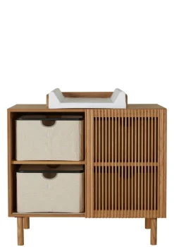 Outlet (Wickel-)Kommode 'Hai No Ki' Natural Ash Kinder Jugendzimmer|Jugendzimmer