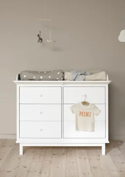 Hot Wickelkommode 'Seaside' 6 Schubladen weiß Kinder Wickelkommoden & Wickeltische|Wickelkommoden & Wickeltische