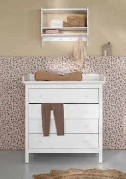 Best Wickelkommode 'Seaside' 4 Schubladen weiß Kinder Wickelkommoden & Wickeltische|Wickelkommoden & Wickeltische