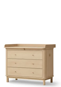 Discount (Wickel-)Kommode 'Wood' 3 Schubladen Kinder Jugendzimmer|Jugendzimmer