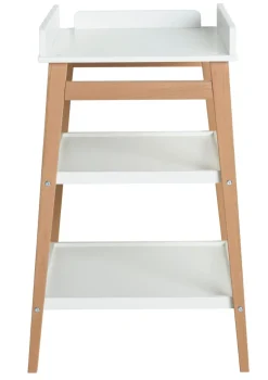 Outlet Wickeltisch 'Hip' white natural Kinder Badzubehör|Badzubehör