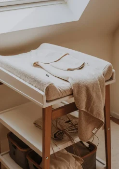 Outlet Wickeltisch 'Hip' white natural Kinder Badzubehör|Badzubehör