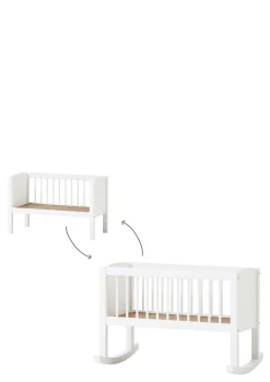 Wiege weiß 80 x 40 cm Kinder Beistellbetten & Babywiegen|Beistellbettchen & Babywiegen
