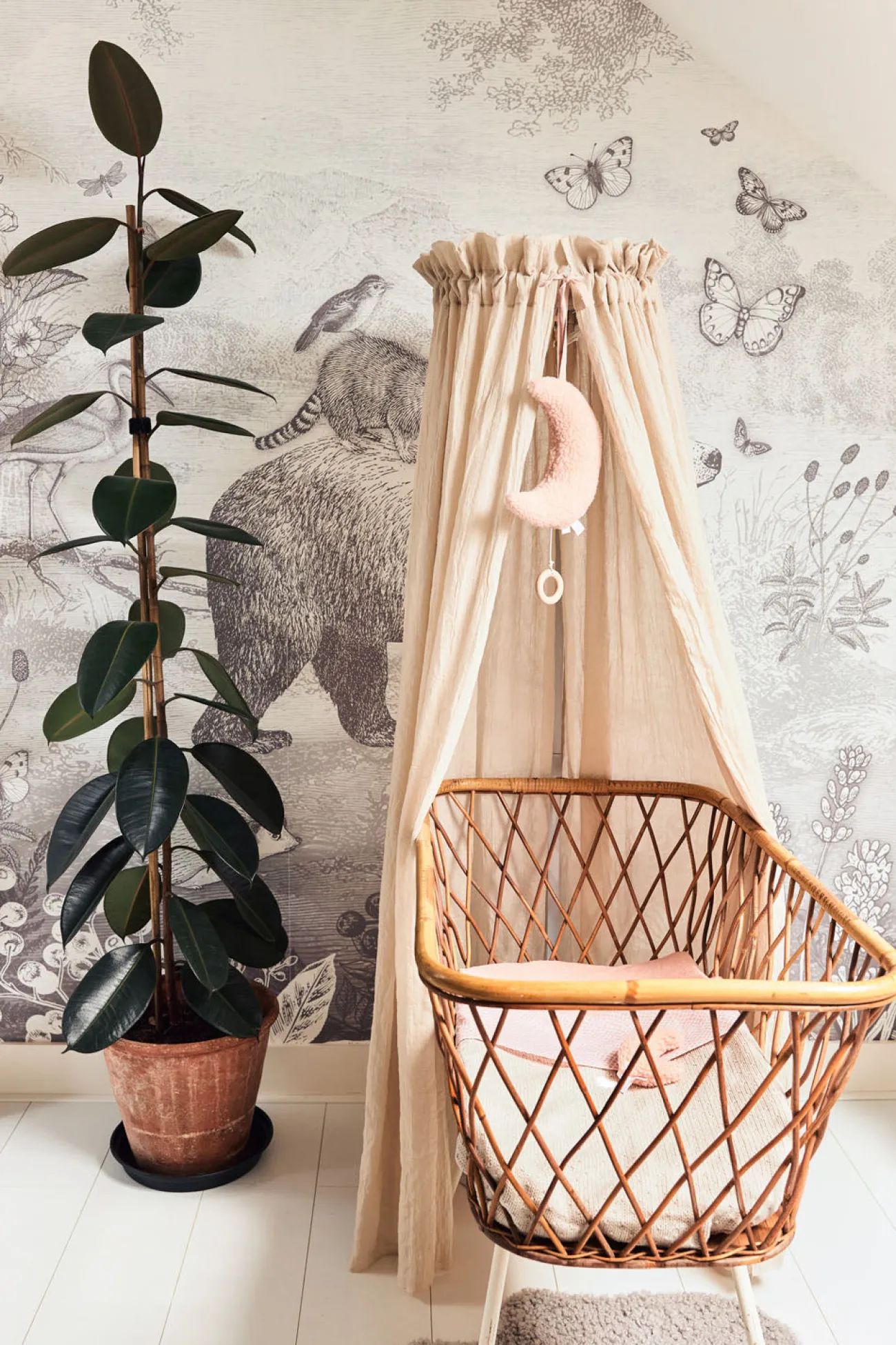 Wiegenhimmel Vintage Kinder Vorhänge & Himmel