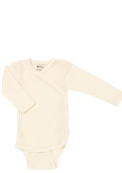 Sale Wolle/Seide Wickelbody Langarm Bodys & Strampler