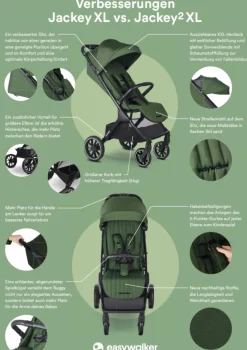 XL Buggy 'Jackey2' Kinder Kinderwagen|Reisebuggys